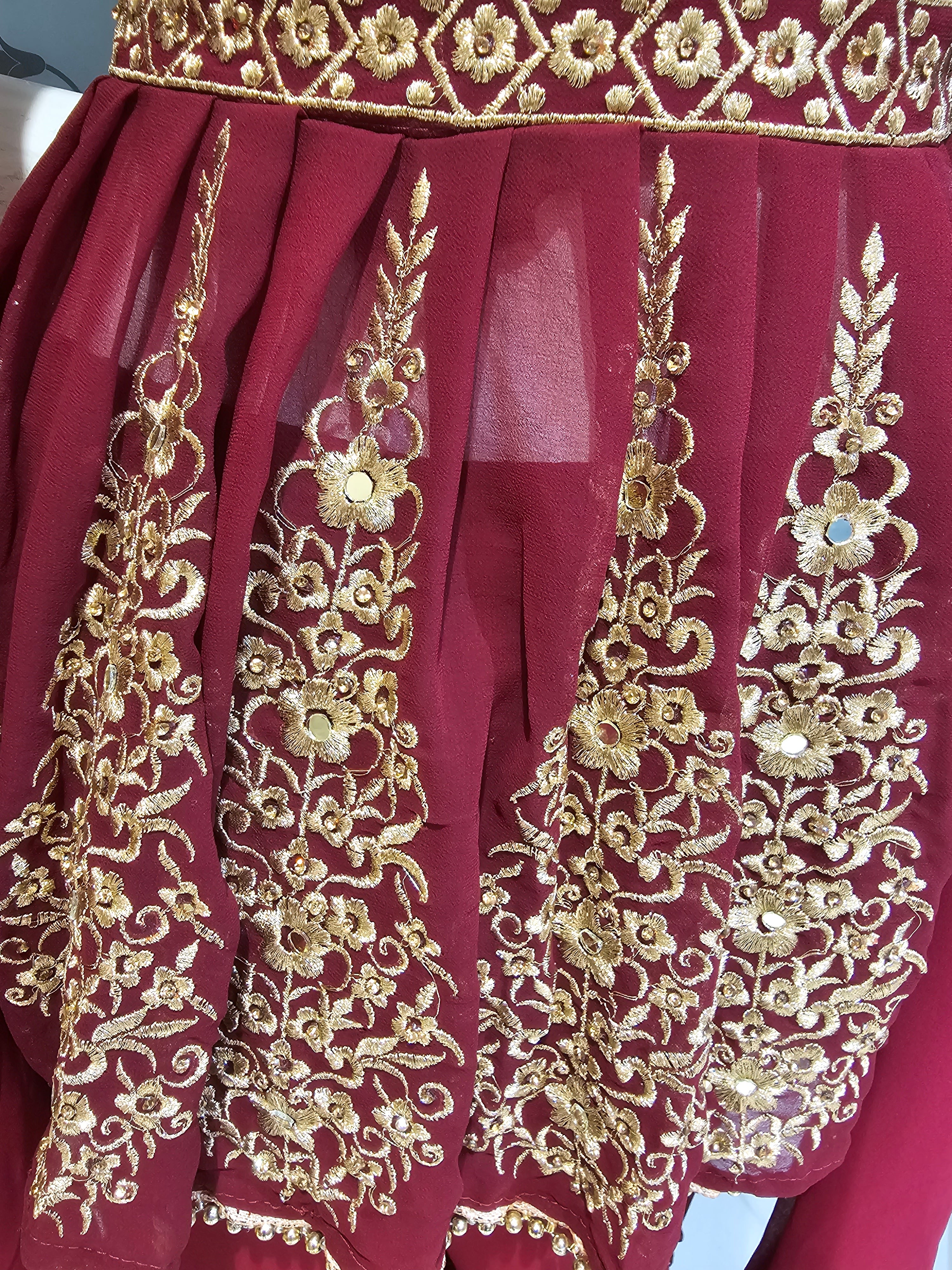 Embroidered Suit Set with Dupatta