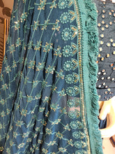 Load image into Gallery viewer, Blue Lehenga Choli with Hand Embroidery
