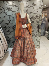 Load image into Gallery viewer, Orange Lehenga Choli with Hand Embroidery
