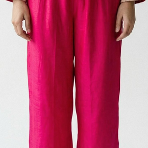 Rani Cotton Silk Coord Set with Thread and Mirror Work