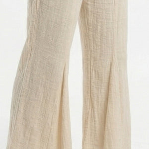Beige Jute Coord Set with Thread Work