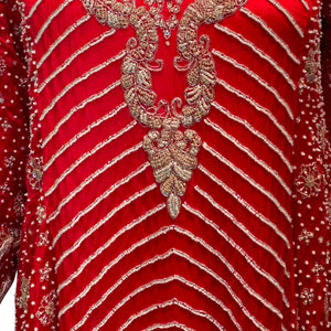 Chinon Indo Western with Cutdana, Sequins and Pearl Embroidery 5