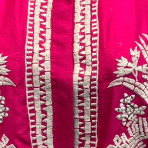 Rani Cotton Silk Coord Set with Thread and Mirror Work