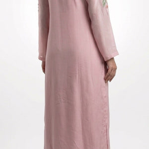 Printed Soft Organza Suit with Moti & Cutdana Detailing