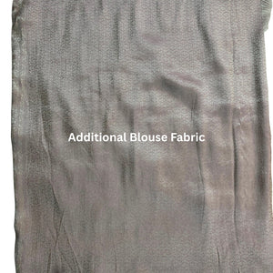 Mauve Tissue Unstitched Saree with Zardozi, Zari & Dabka Work