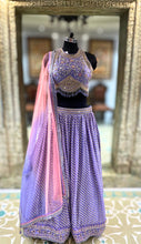 Load image into Gallery viewer, Elegant Lavander Lehenga Choli with Hand Embroidery
