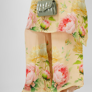 Crepe Indo Western with Printed Embroidery 5