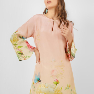 Crepe Indo Western with Printed Embroidery 6