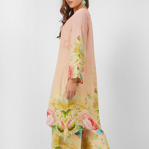 Crepe Indo Western with Printed Embroidery 7