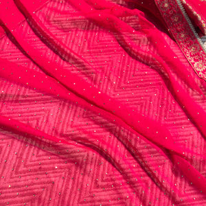Rani Silk Unstitched Suit with Hand Work Embroidery 3