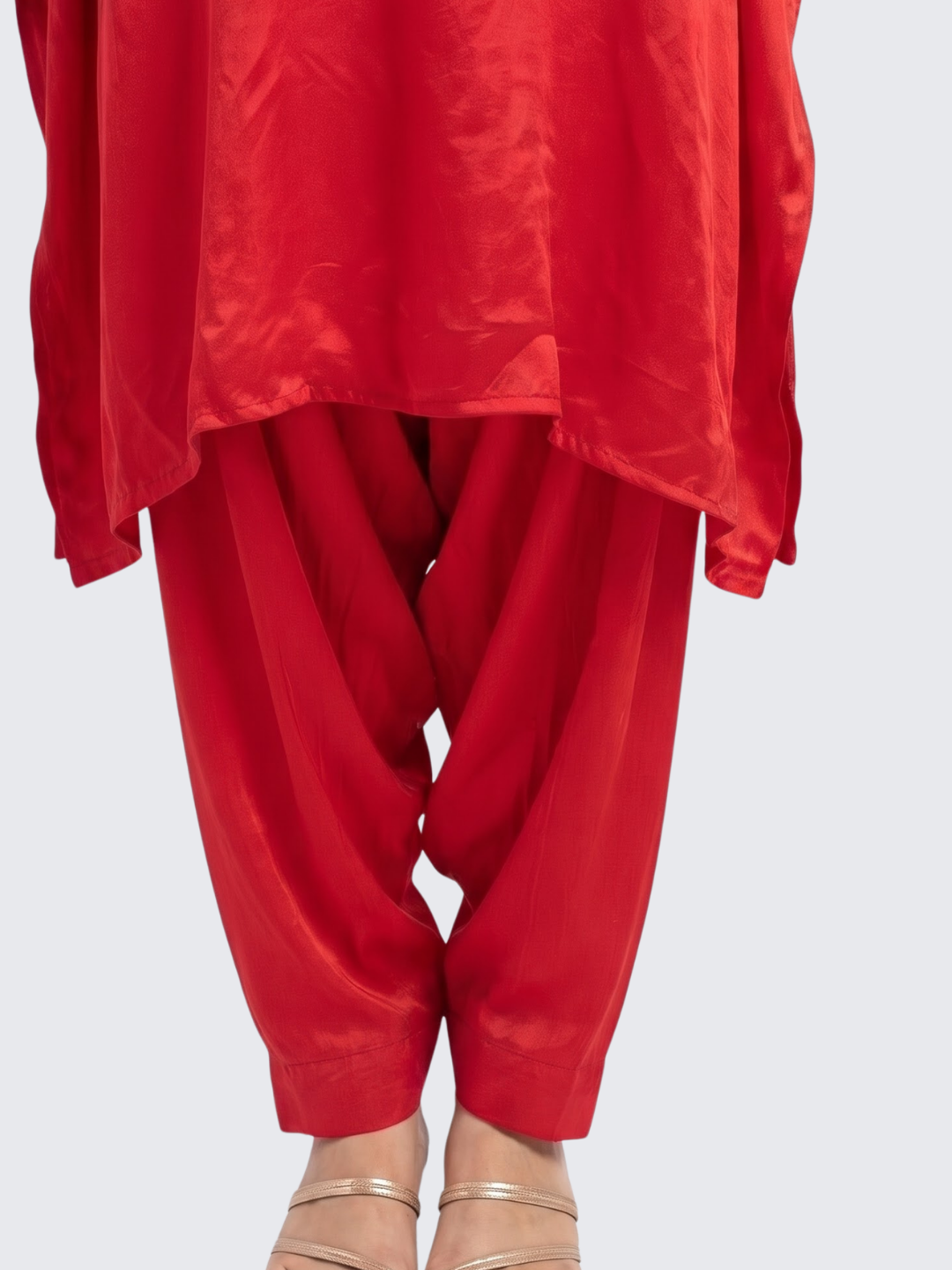 Rani Crepe Indo Western with Cutdana, Sequins and Pearl Embroidery 5