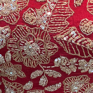 Chinon Indo Western with Cutdana, Zari and Sequins Embroidery 4