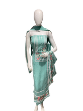 Load image into Gallery viewer, Organza Unstitched Suit with Threadwork
