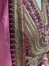Load image into Gallery viewer, Summer Silk Semi Stitched Suit with Neemzari Embroidery
