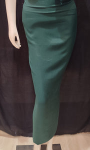 Green Silk Semi-Stitch Suit With Gota Patti Dubka Handwork