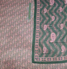 Load image into Gallery viewer, Green Pashmina Unstitched Suit With Thread Embroidery
