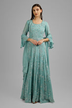 Load image into Gallery viewer, Chinon Anarkali Set with Belt
