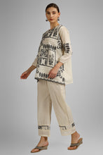 Load image into Gallery viewer, Elegant Cotton Co Ord Set with Thread Embroidery

