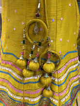 Load image into Gallery viewer, Yellow Silk Lehenga With Sequence And Thread
