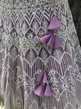 Load image into Gallery viewer, Lavender Net Lehenga With Dori And Sequence

