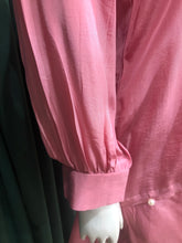 Load image into Gallery viewer, Pink Silk Co-ord Set With Moti And Cut Dana
