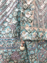 Load image into Gallery viewer, Sky Blue Net Lehenga With Multi Sequins
