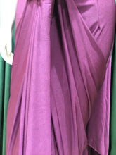 Load image into Gallery viewer, Plum Lycra Drape Saree With Japanese Cut Dana and Ribbon Work
