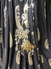 Load image into Gallery viewer, Black Silk Lehenga With Sequins Work
