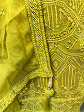 Load image into Gallery viewer, Yellow Georgette Lehenga With Sequence and Thread Work
