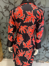 Load image into Gallery viewer, Satin Red Printed Co Ord Set
