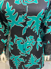 Load image into Gallery viewer, Satin Rama Green Printed Co Ord Set
