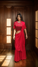 Load image into Gallery viewer, Chinon Crop Top with Gharara
