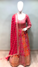 Load image into Gallery viewer, Rani Georgette Lehenga With Zari and Sequence
