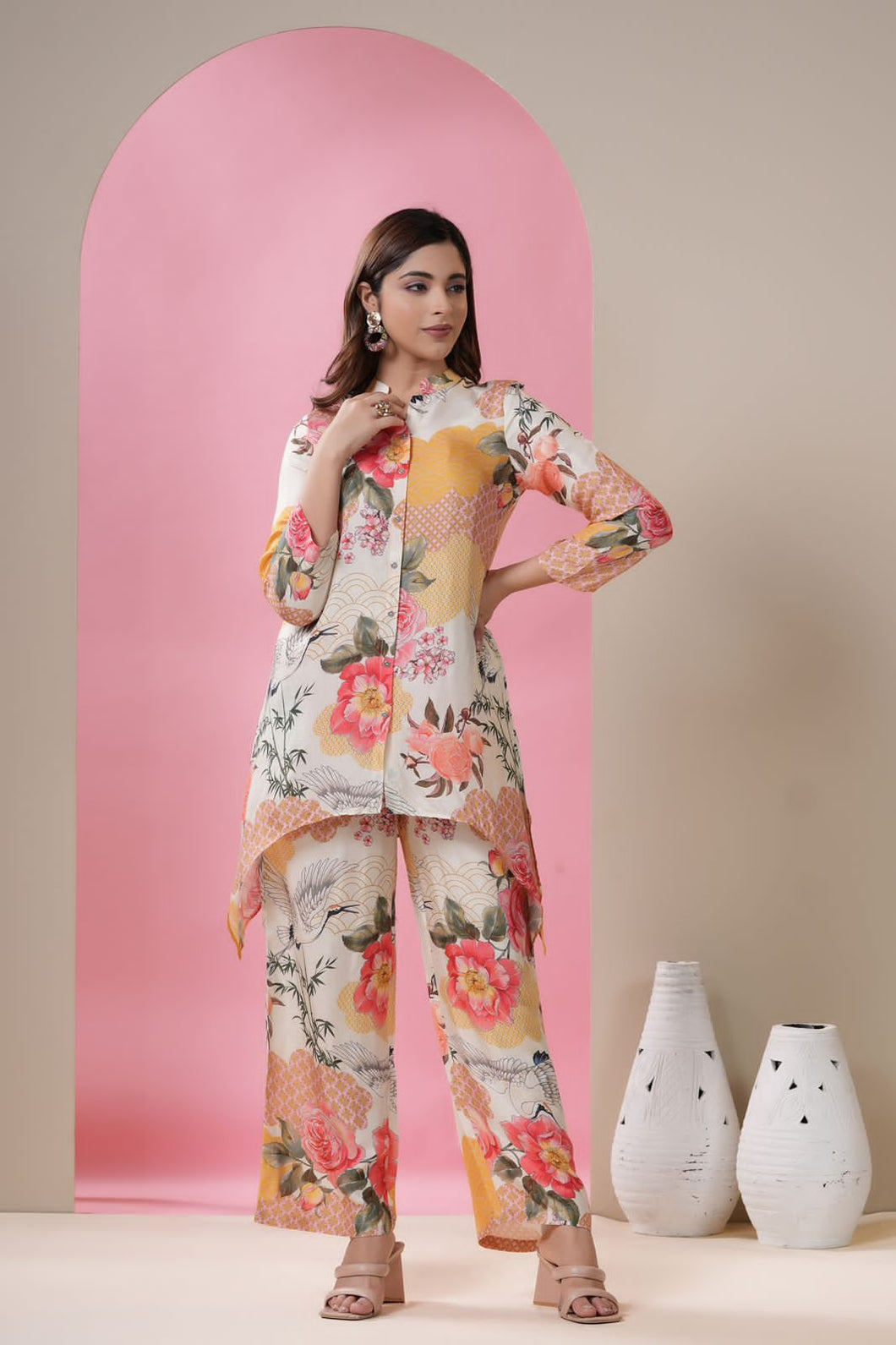 Buy Flowery Printed Co Ord Set | Kanchan Fashion