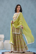 Load image into Gallery viewer, Multi Colour Printed Sharara With Dupatta
