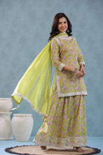 Load image into Gallery viewer, Multi Colour Printed Sharara With Dupatta
