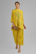 Load image into Gallery viewer, Buy Yellow Co Ord Set with Embroidery | Kanchan Fashion
