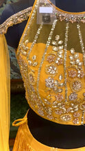 Load and play video in Gallery viewer, Yellow Lehenga Choli with Hand Embroidery
