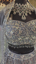 Load and play video in Gallery viewer, Sequins Lehenga Choli with Hand Embroidery
