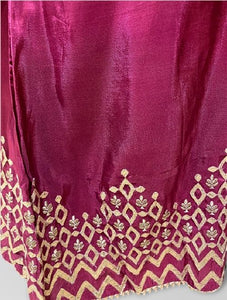 Silk Sharara Suit with Gota Embroidery | Latest Sharara| - Kanchan Fashion Pvt Ltd