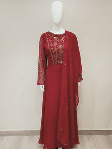 Georgette Hand Embroidery Suit Set | Latest Suits| - Kanchan Fashion Pvt Ltd