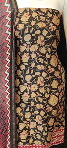 Maheshwari Silk Printed Unstitched Suit with Dupatta