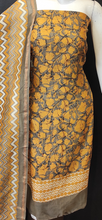 Load image into Gallery viewer, Maheshwari Silk Printed Unstitched Suit with Dupatta
