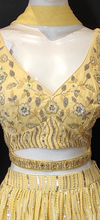 Load image into Gallery viewer, Georgette Lehenga with Sippi Work and Choli with Cutdana and Sippi Work
