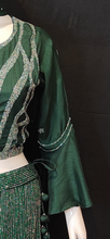 Load image into Gallery viewer, Raw Silk Suit with Hand Work and Skirt
