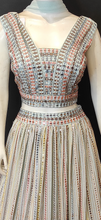 Load image into Gallery viewer, Georgette Lehenga Choli with Mirror,Thread and Cutdana Work and Dupatta
