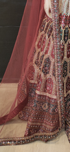 Load image into Gallery viewer, Raw Silk Lehenga Choli with Digital Print,Mirror and Chandla Work
