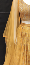 Load image into Gallery viewer, Yellow Lehenga Choli with Hand Work and Dupatta
