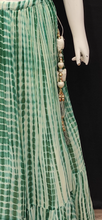 Load image into Gallery viewer, Georgette Lehenga Choli with Mirror Work and Thread Work and Dupatta
