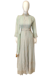 One Piece Georgette Suit with Thread Work